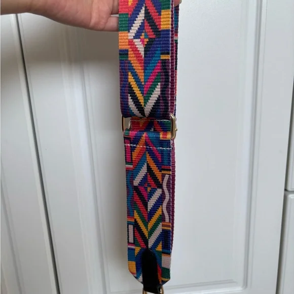 Wide Colorful Patterned Bag Strap - Picture 12 of 13